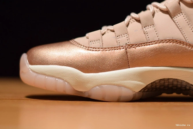 Cheap TB Gold Rose Jordan AH7860-105 Air 11 GS Low 0808